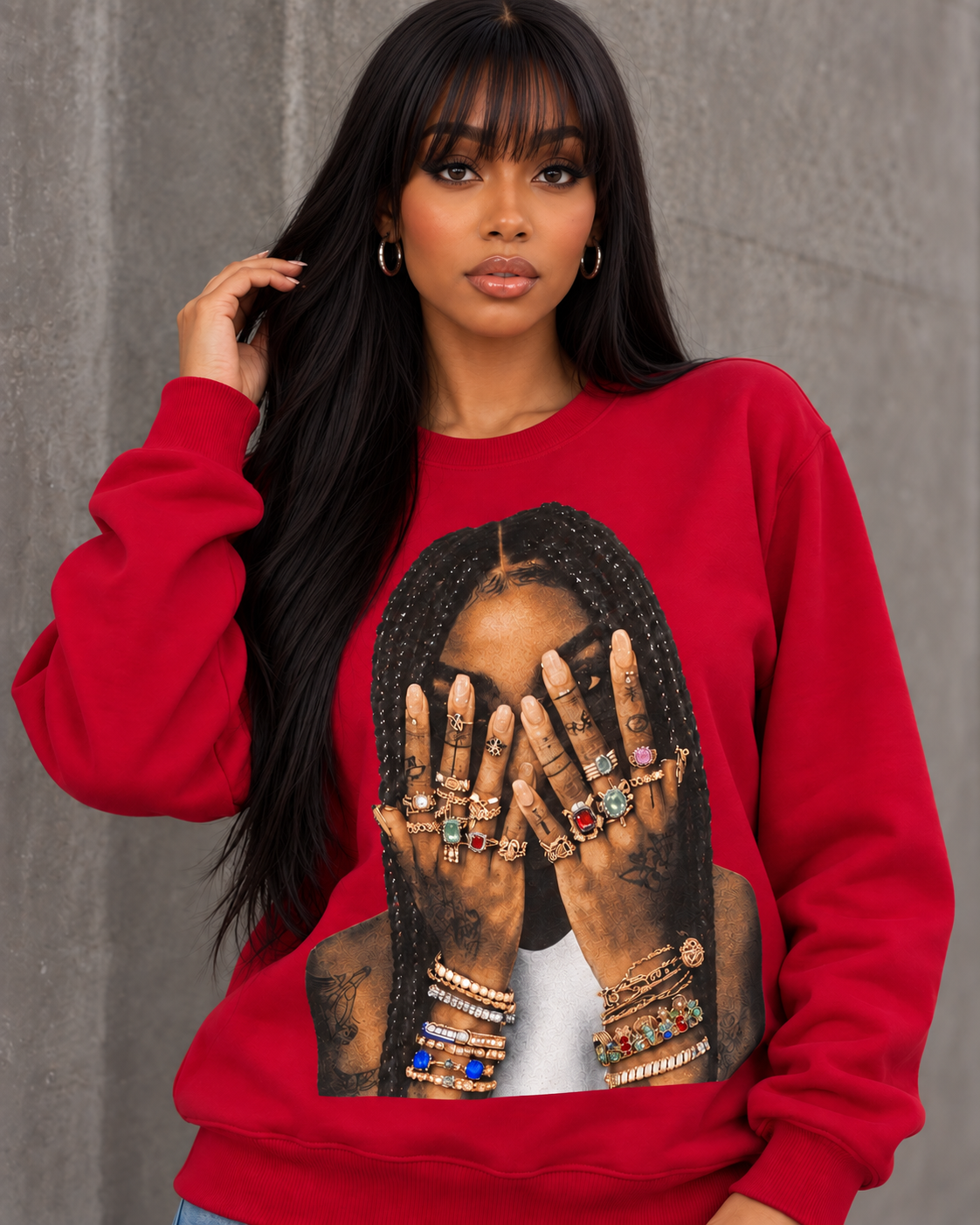 Graphic Stone Sweatshirt