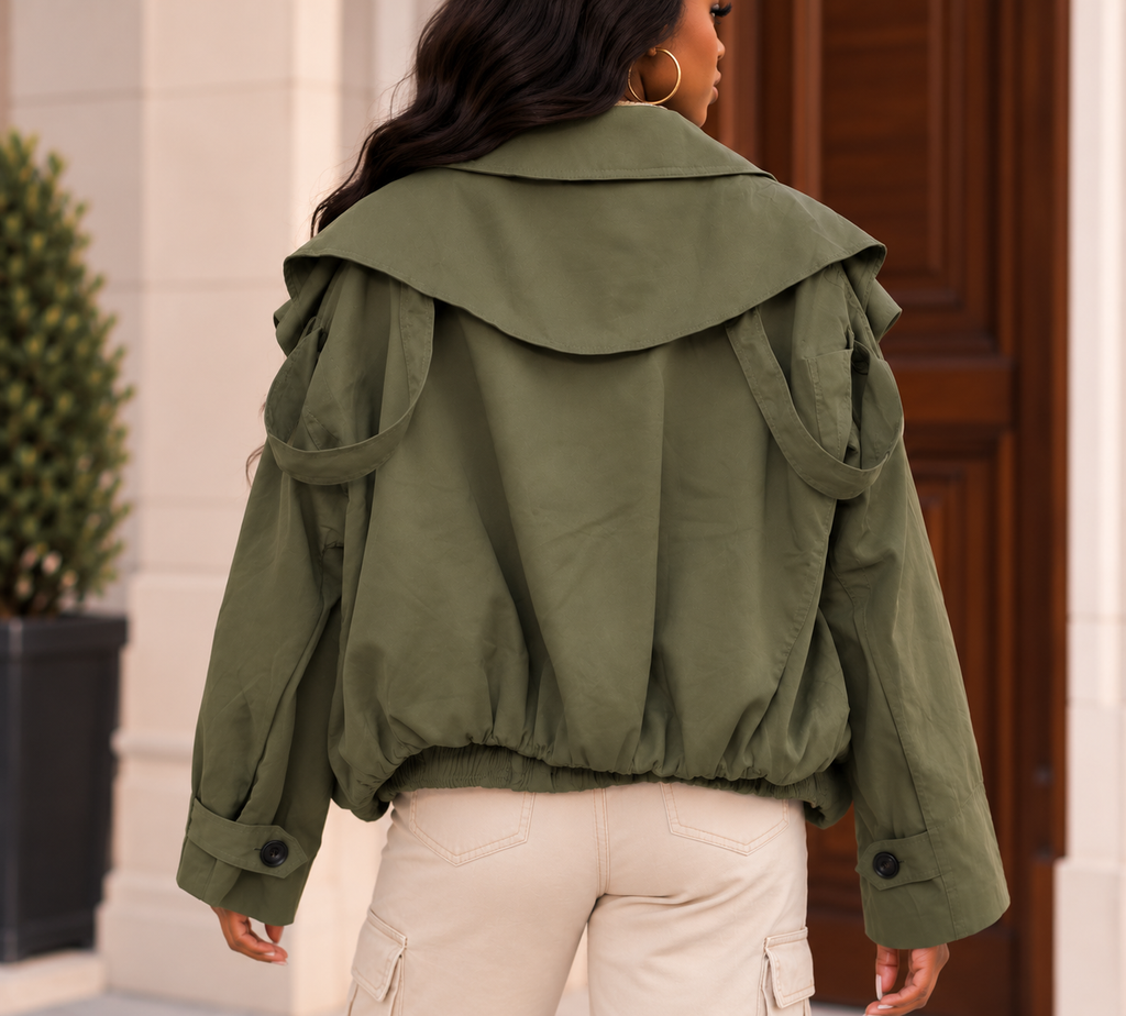 Layer Detail Trench Jacket