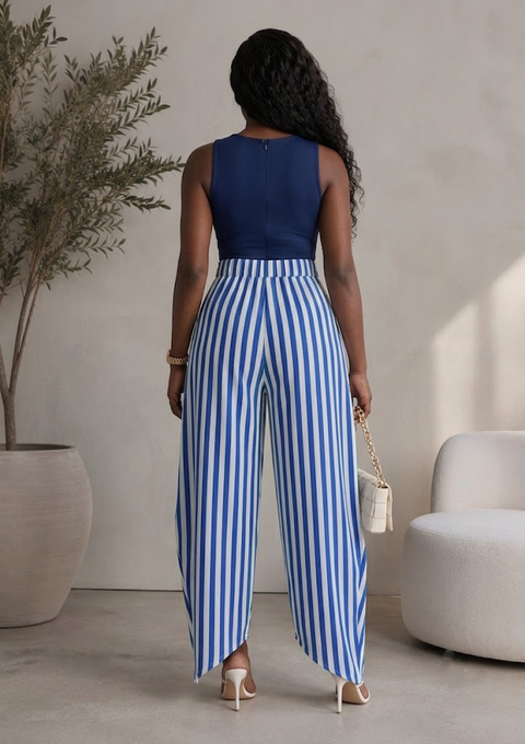 Stripe Baggy Pants