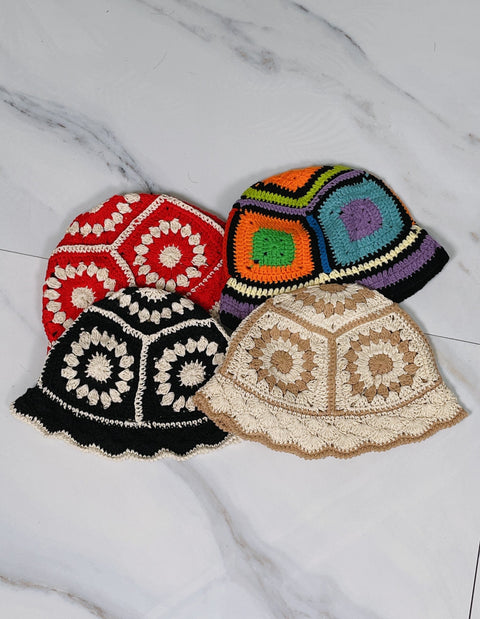 Knit Crochet Hat