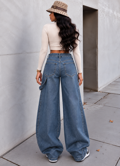 Washed Barrel Jeans