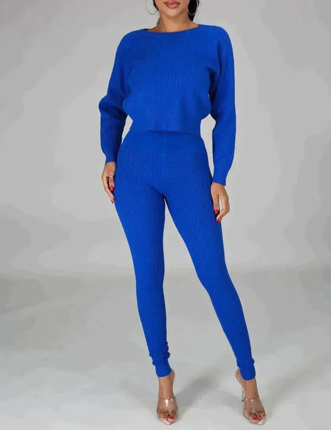 Knit Sweater & Leggings Set